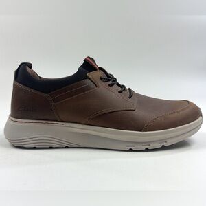 Clarks Motion Trek EZ Brown Dark Tan Mens 11.5 Shoes Athletic Comfort 26179452